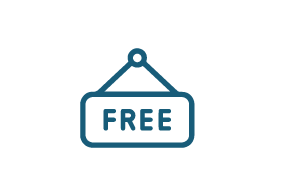 A free sign.